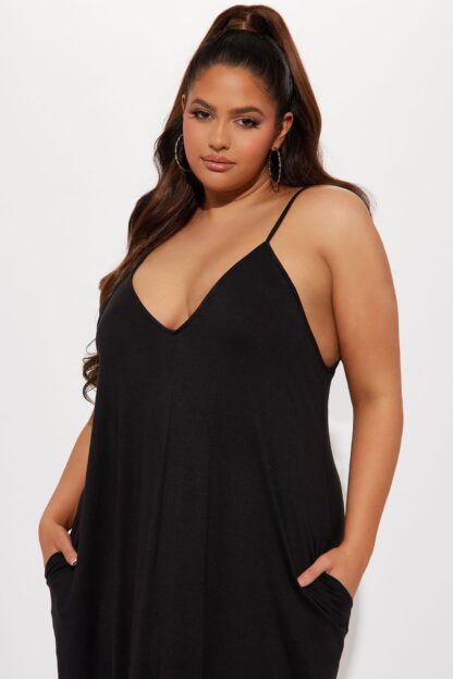 Vestido Maxi Elegante con Tirantes Ajustables - Marrón - Image 5
